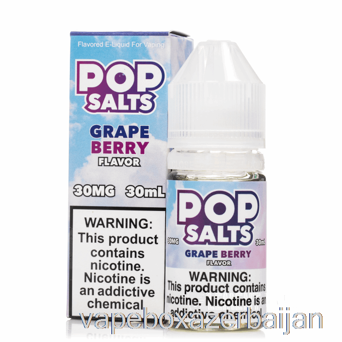 E-Juice Vape Grape Berry - Pop Salts - 30mL 50mg